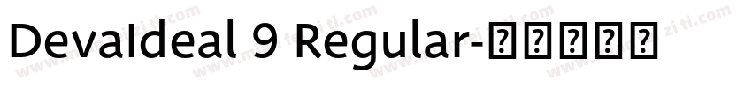 DevaIdeal 9 Regular字体转换